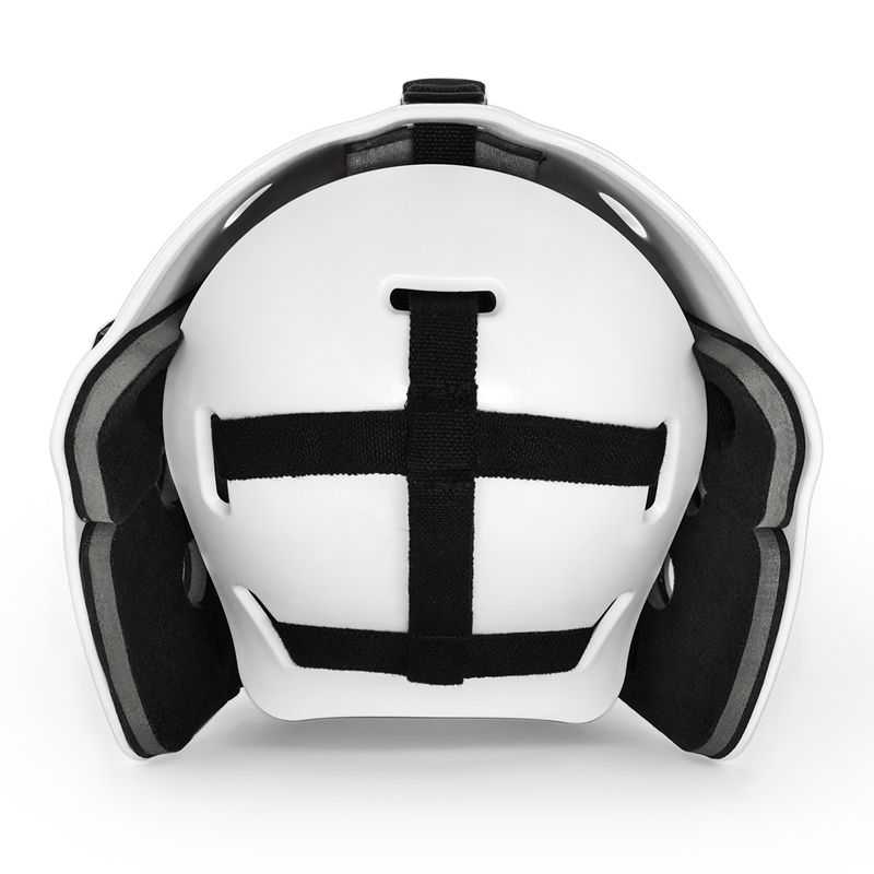 高冲击防护青少年曲棍球守门员头盔